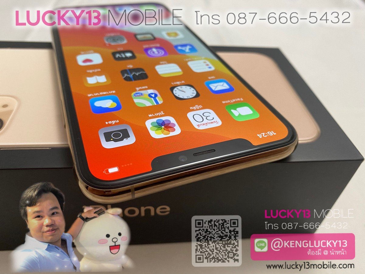 iPHONE11PRO MAX 256GB GOLD เครื่องศูนย์ไทย TH อปก แท้ครบยกกล่องขาดหูฟัง iPHONE11PRO MAX 256GB GOLD เครื่องศูนย์ไทย TH อปก แท้ครบยกกล่องขาดหูฟัง