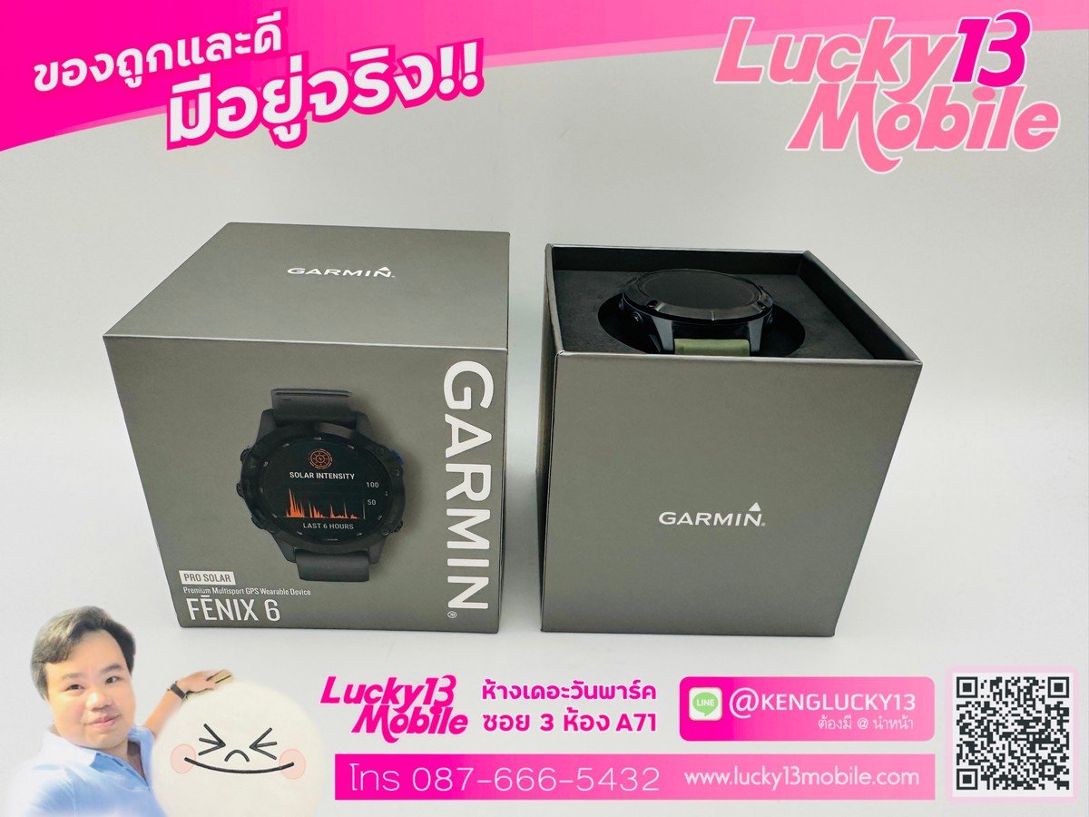 GARMIN FENIX 6 PRO SOLAR สภาพดี GARMIN FENIX 6 PRO SOLAR สภาพดี