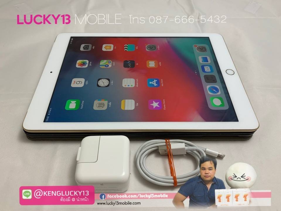 IPAD 2017 128GB CELLULAR GOLD TH สภาพงามสุด 99.99% ใช้งานปกติ เพียง 9,900฿ เท่านั้นค้าบ !! IPAD 2017 128GB CELLULAR GOLD TH สภาพงามสุด 99.99% ใช้งานปกติ เพียง 9,900฿ เท่านั้นค้าบ !!