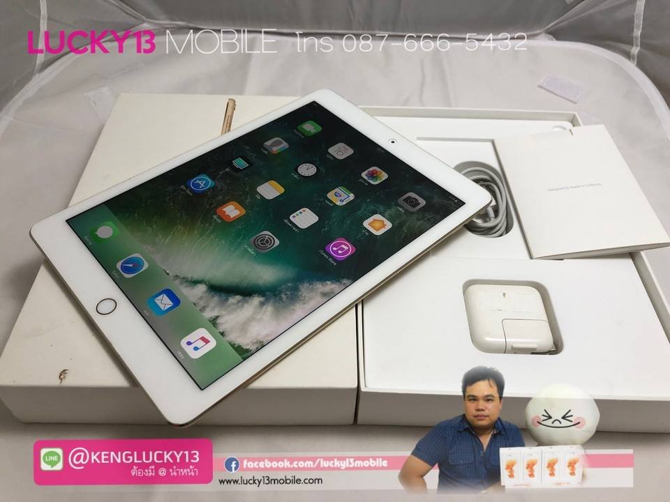 iPad PRO 9.7 32GB CELLULAR GOLD TH สภาพงาม 2019 iPad PRO 9.7 32GB CELLULAR GOLD TH สภาพงาม 2019