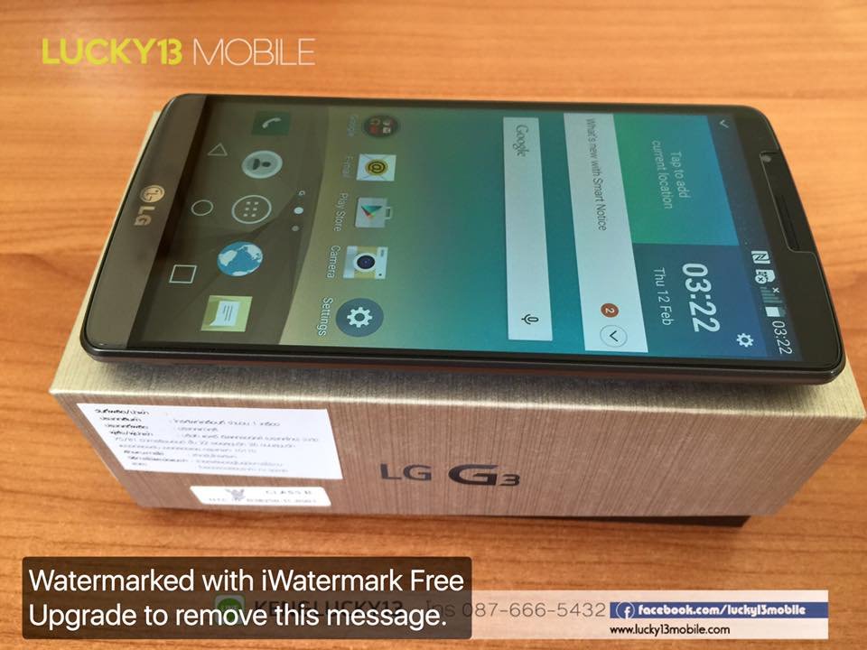 ขาย lg g3 ราคา : 5,500฿ อายุเดือนกว่าๆ สภาพสวยขั้นเทพเหมือนมือ 1