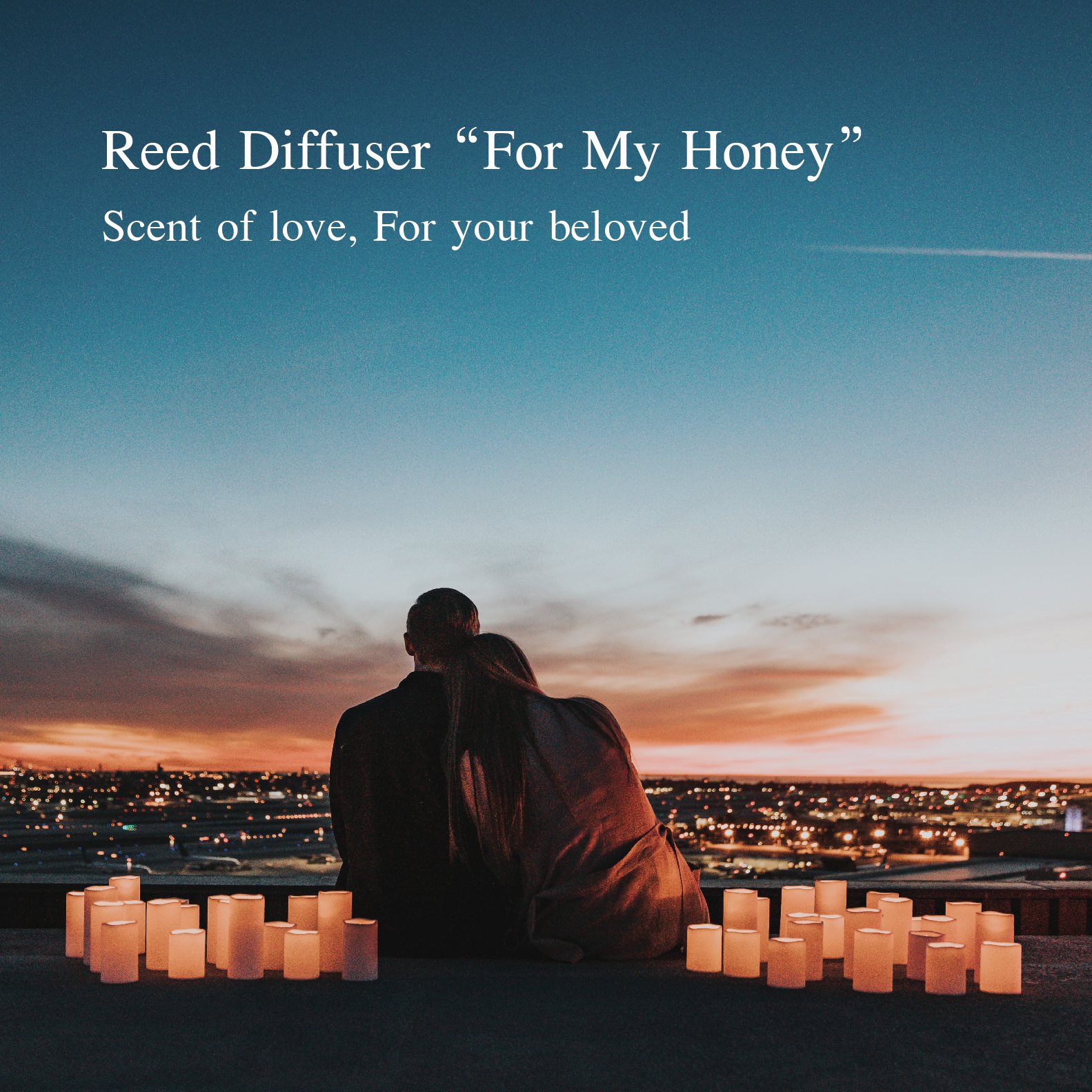 Reed Diffuser “For My Honey” Scent of love, For your beloved. Reed Diffuser