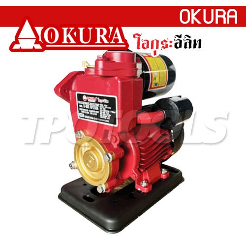 B-OKE-HP150A ปั๊มน้ำสำหรับบ้านพักอาศัย ท่อ 1 นิ้ว (25 มม.) มอเตอร์ 370 วัตต์/220V -50HZ ส่งสูงสุด 40 เมตร ขนาดถังแรงดัน 1.5 ลิตร (สำหรับบ้าน 1-3 ชั้น/3ห้องน้ำ) รุ่นประหยัด "OKURA โอกุระอีลิท"