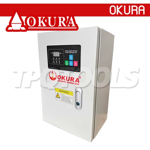 BS-PC-3P40 ตู้คอนโทรล ปั๊มน้ำ ปั๊มแช่ 380V 5.5HP 4000W 12A ไฟ 380V "OKURA"