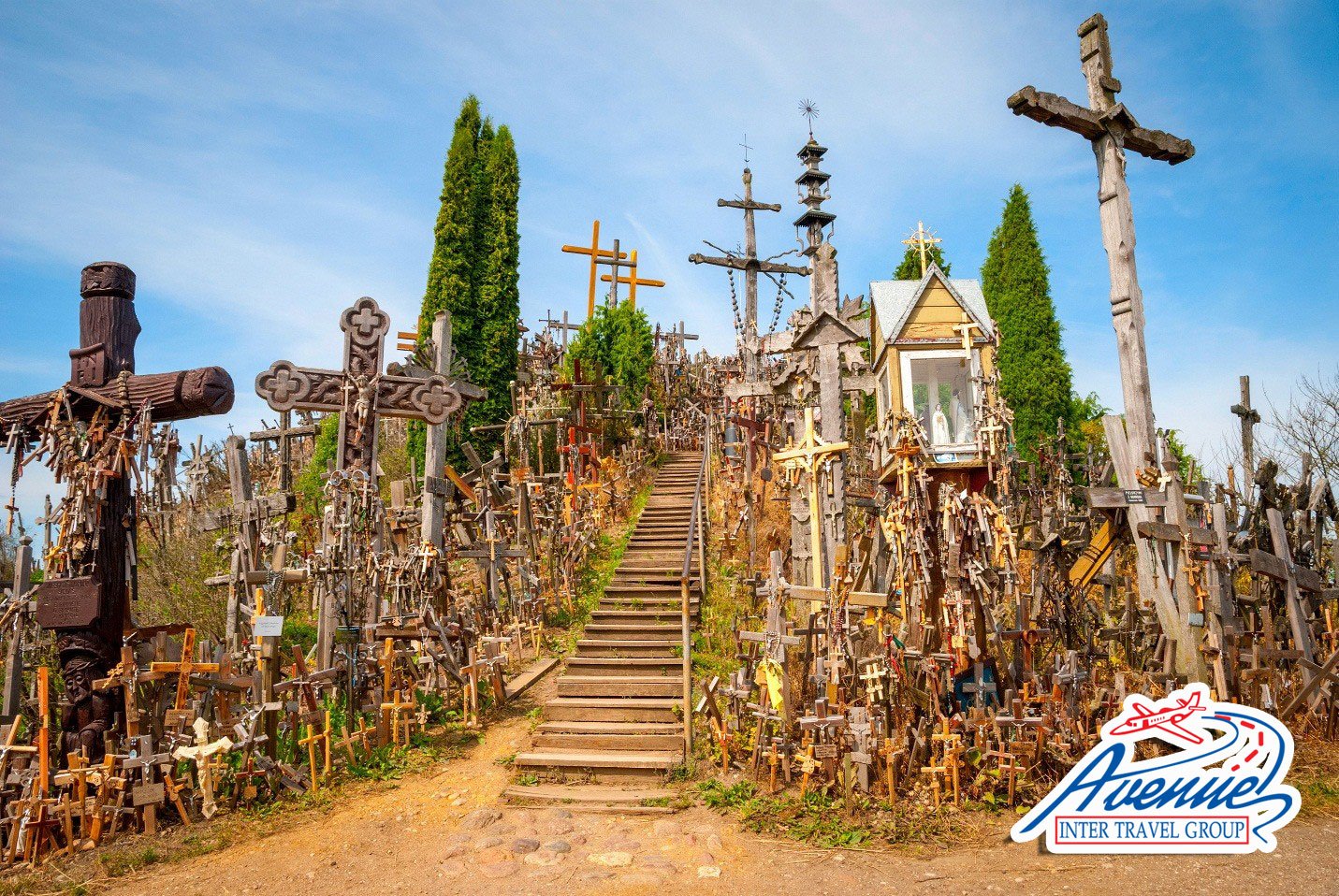 ทัวร์ยุโรป Hill Of Crosses เนินเขาไม้กางเขน ณ ลิทัวเนีย