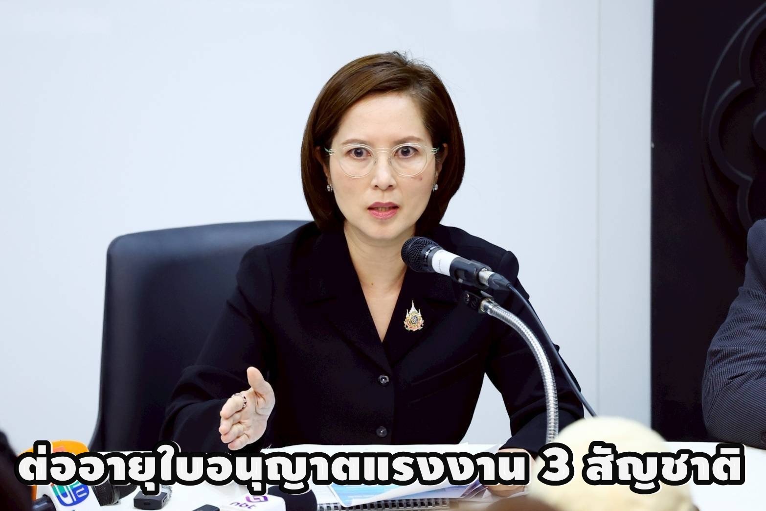 "ตรีนุช"เสนอ ครม.เห็นชอบต่ออายุ ใบอนุญาตทำงานแรงงาน 3 สัญชาติ