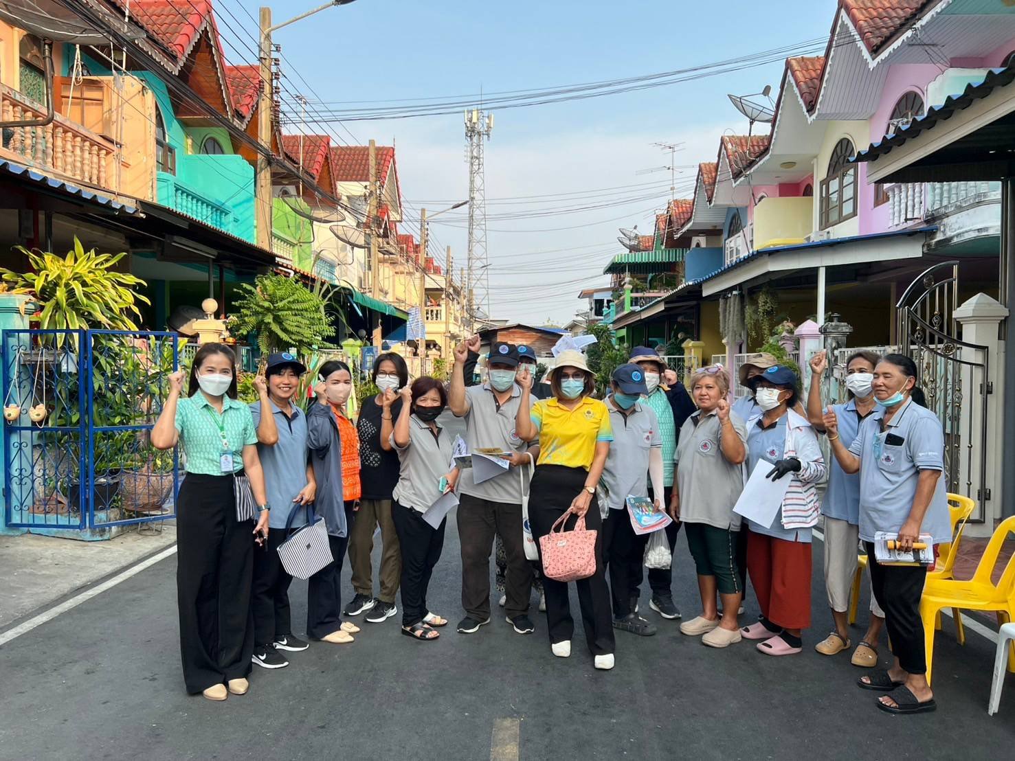 โรงพยาบาลส่งเสริมสุขภาพตำบลพุทธรักษาจัดกิจกรรม"พิชิตยุงลาย"