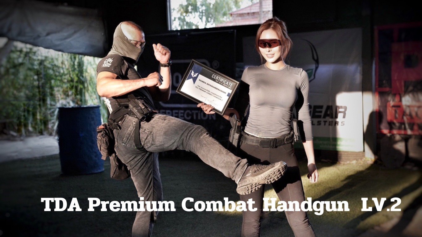 สาวสวย"ทาร่า แทคติคอล"อบรม หลักสูตรTDA Premium Combat Handgun LV.2