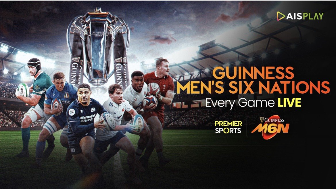 AIS PLAY จับมือ PREMIER SPORTS ยิงสด"รักบี้"ระดับโลก