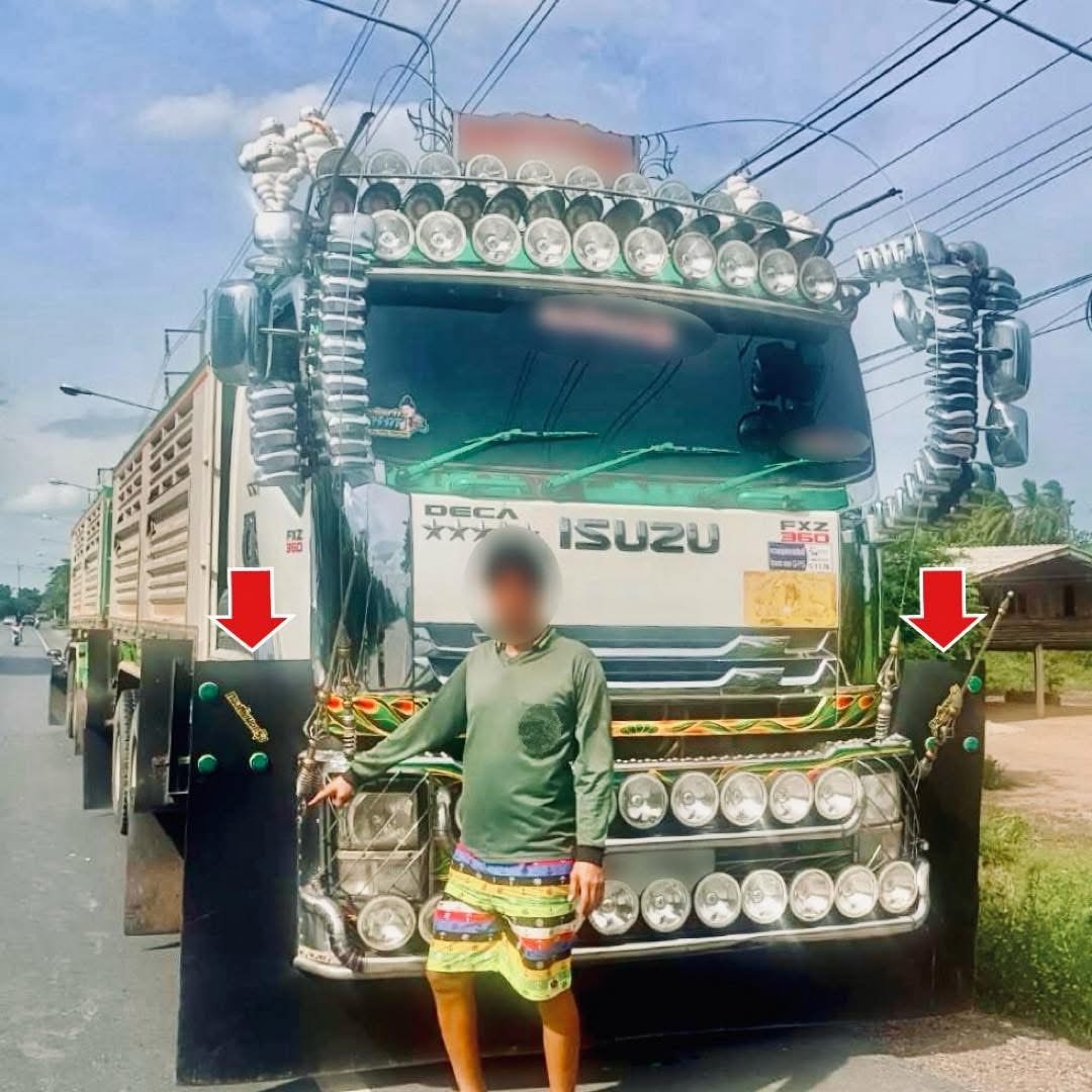 "ทางหลวงศรีประจันต์"ลุยตรวจเข้ม รถบรรทุกติด 'บังโคลนซิ่ง'เกินขนาด