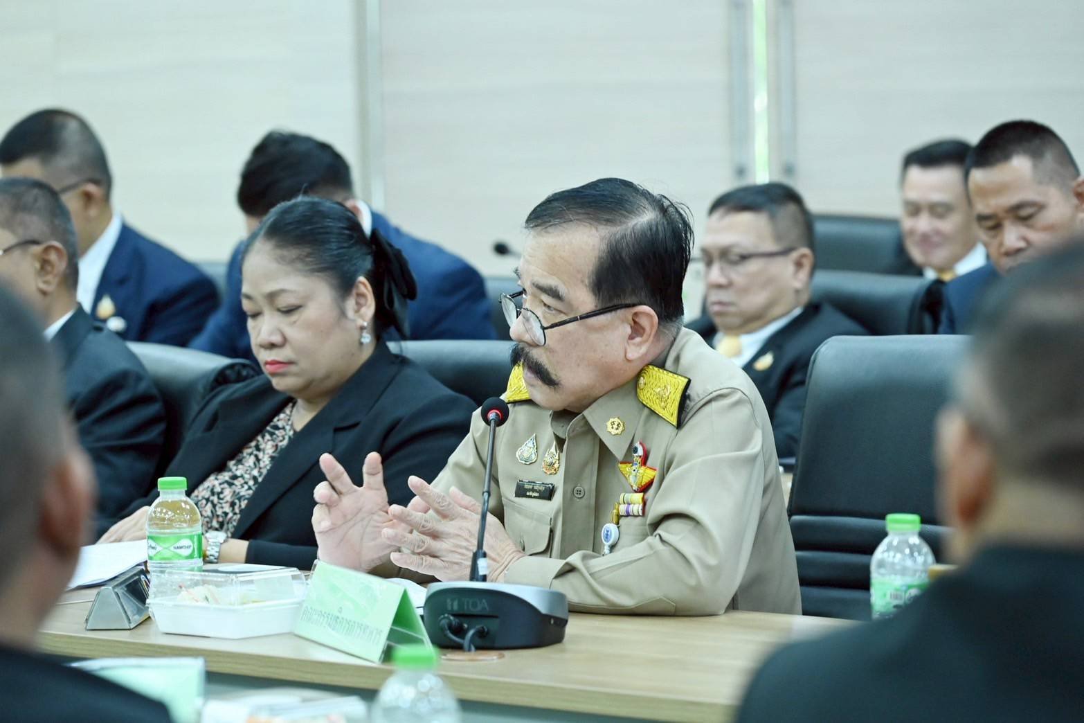"กมธ.ทหารฯ วุฒิสภา"ถก กอ.รมน.-สมช.-มท.ขันน็อตความมั่นคง