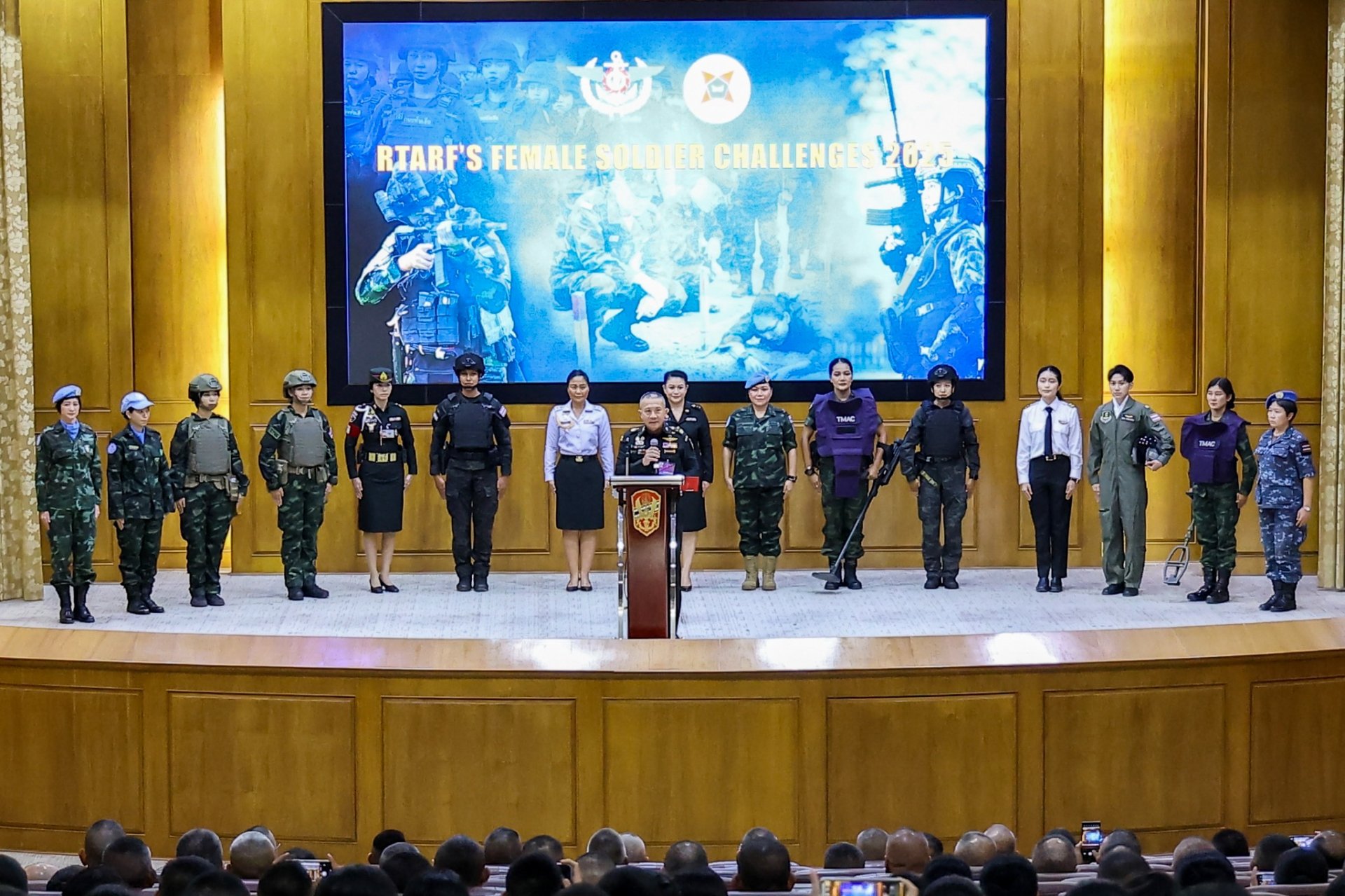 กองบัญชาการกองทัพไทยจัดกิจกรรม RTARF's Female Soldier Challenges 2025