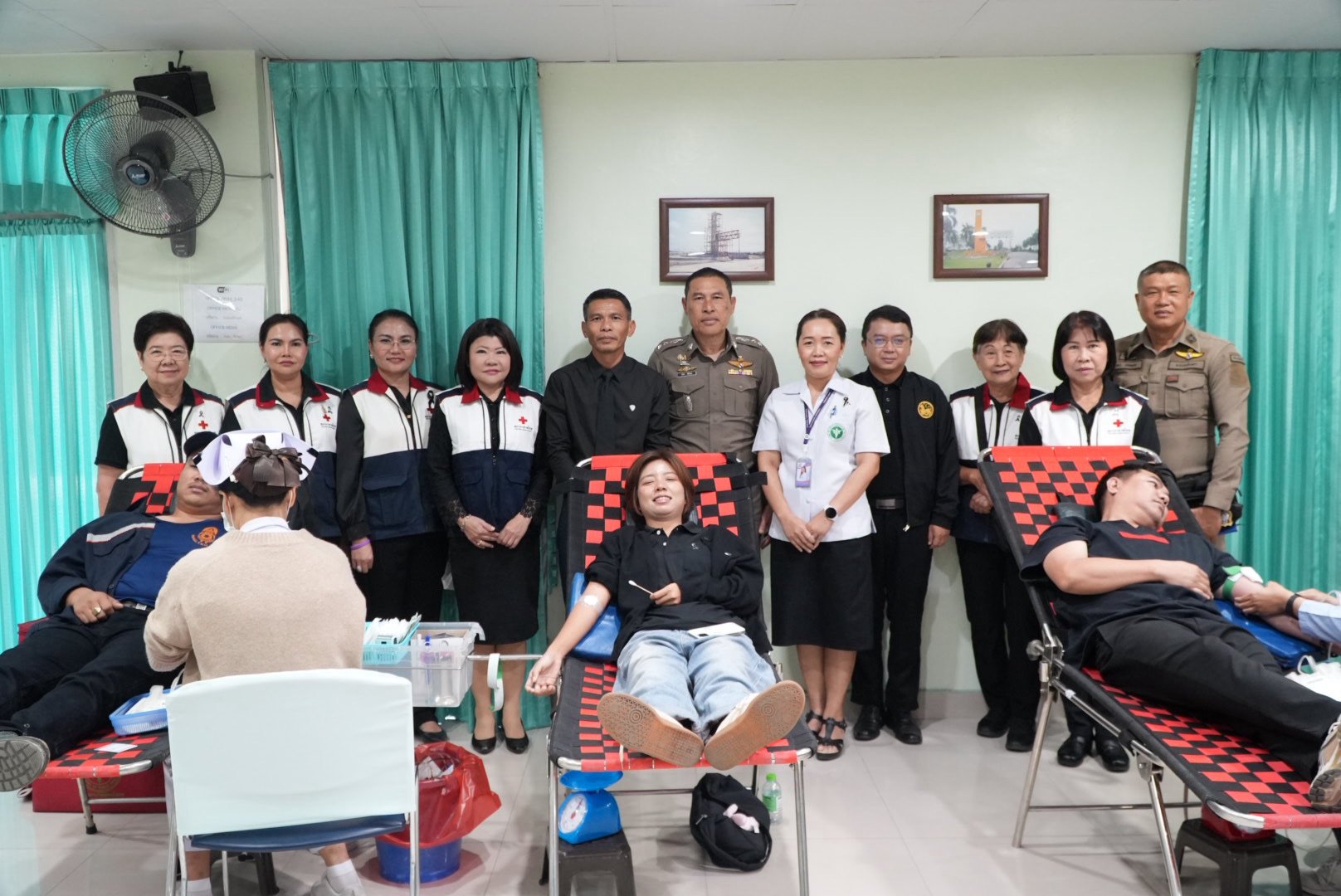 "ฉะเชิงเทรา"รับบริจาคเลือดสำรอง ช่วยเหลือรพ.พื้นที่ชายแดนไทย-กัมพูชา