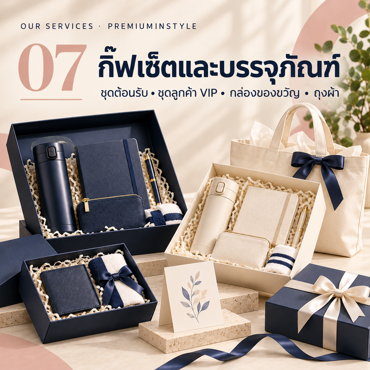 แคตตาล็อค ชุดกิ๊ฟเซ็ต สมุดโน้ต กล่องนามบัตร พวงกุญแจ