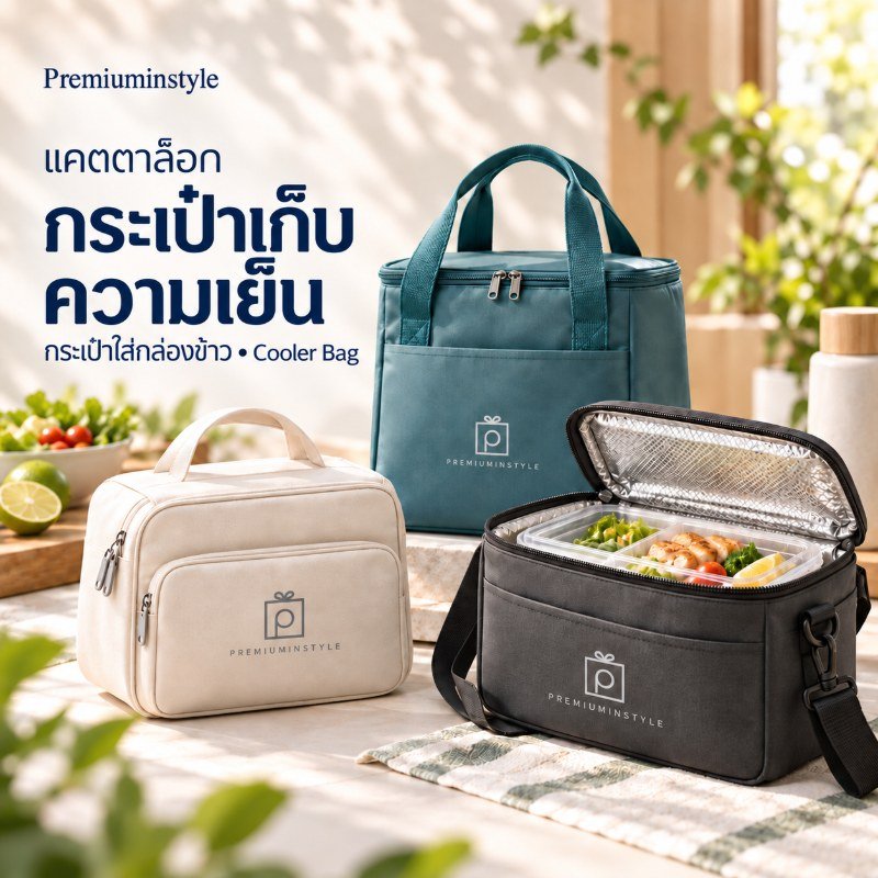Catalog กระเป๋าเก็บความเย็น กระเป๋าใส่กล่องข้าว Cooler Bag 
