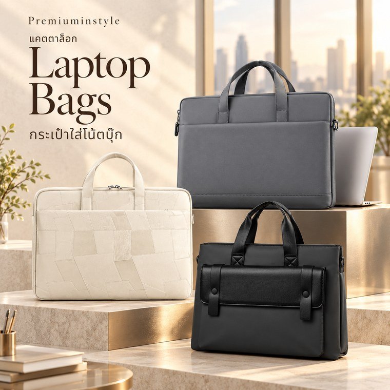 กระเป๋าใส่โน้ตบุ๊ค กระเป๋าแล็ปท็อป Laptop Bags พิมพ์โลโก้