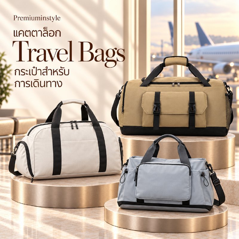 แคตตาล็อกกระเป๋าเดินทาง Travel Bags ของพรีเมี่ยม พิมพ์โลโก้ แคตตาล็อกกระเป๋าเดินทาง Travel Bags ของพรีเมี่ยม พิมพ์โลโก้ หน้า 1