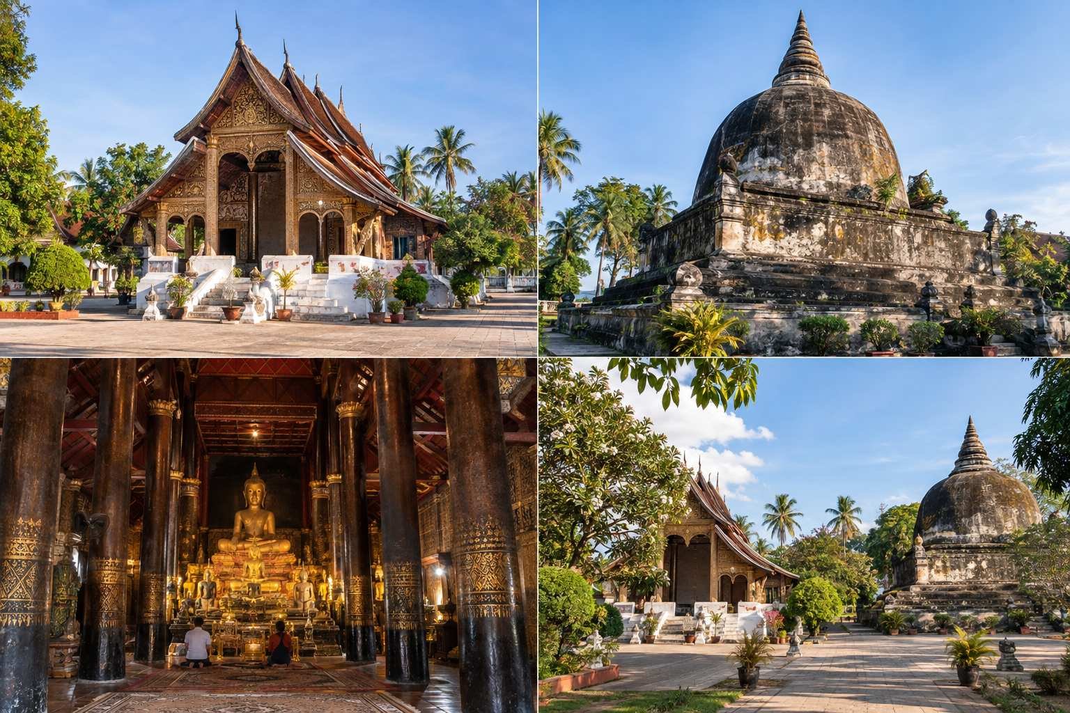 วัดวิชุนราช พระธาตุหมากโม หลวงพระบาง