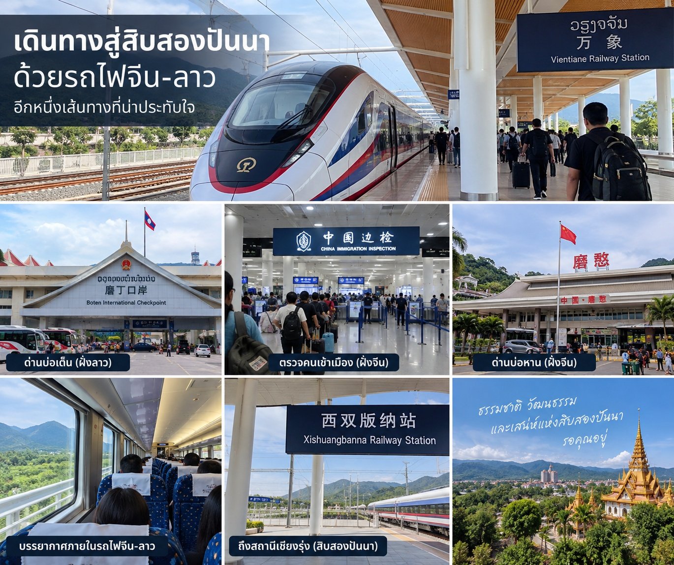 เตรียมตัวเดินทางรถไฟจีนลาว ข้ามแดนไปจีน ต้องรู้อะไรบ้าง?