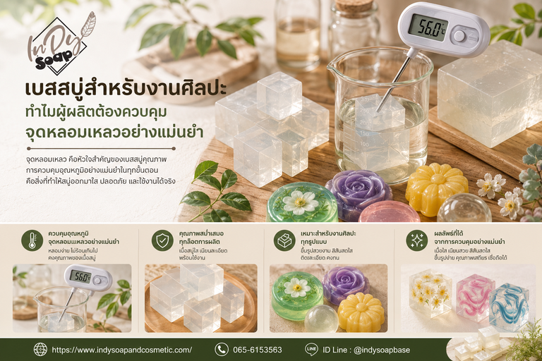 เบสสบู่สำหรับงานศิลปะ