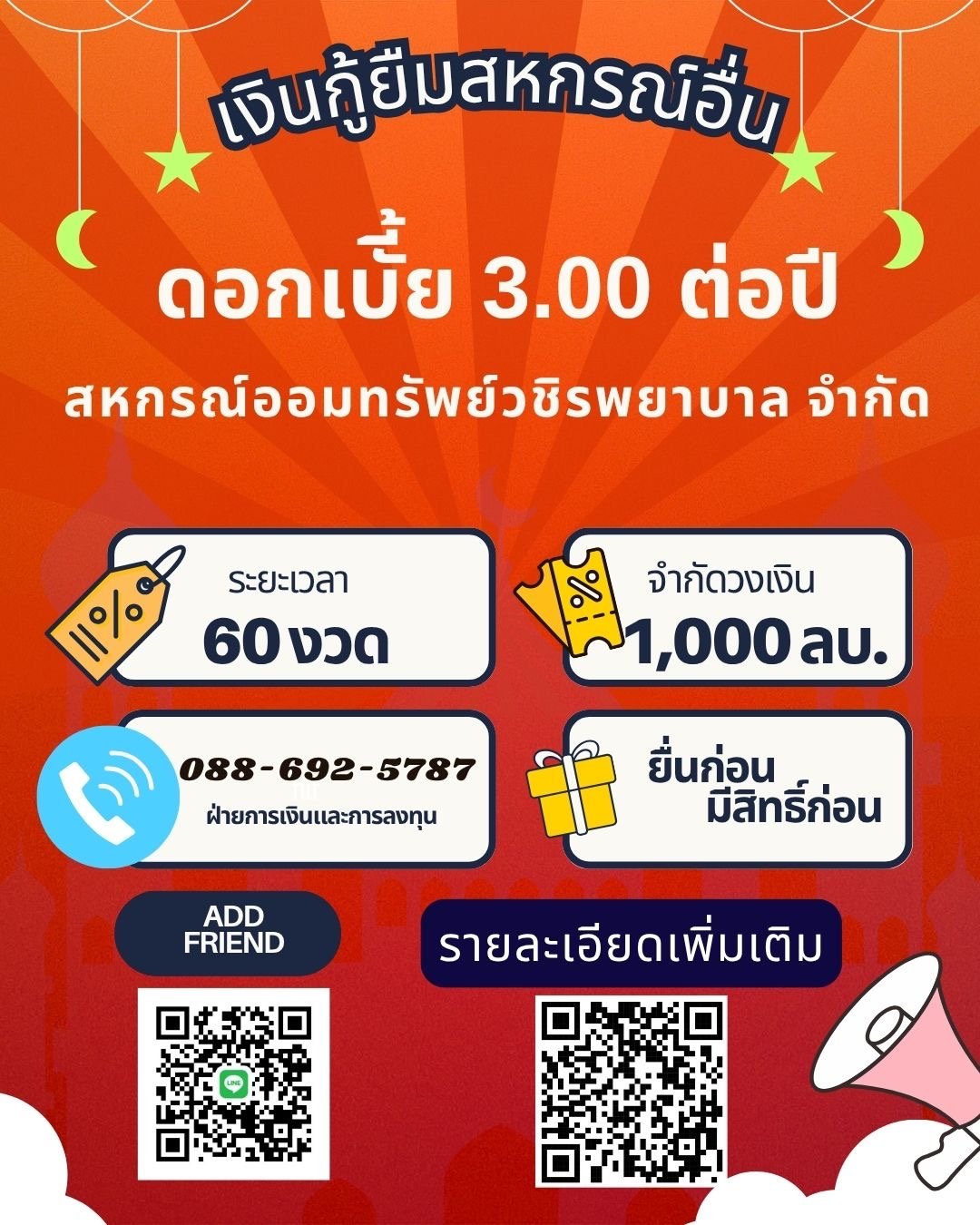เงินกู้ยืมสหกรณ์อื่น