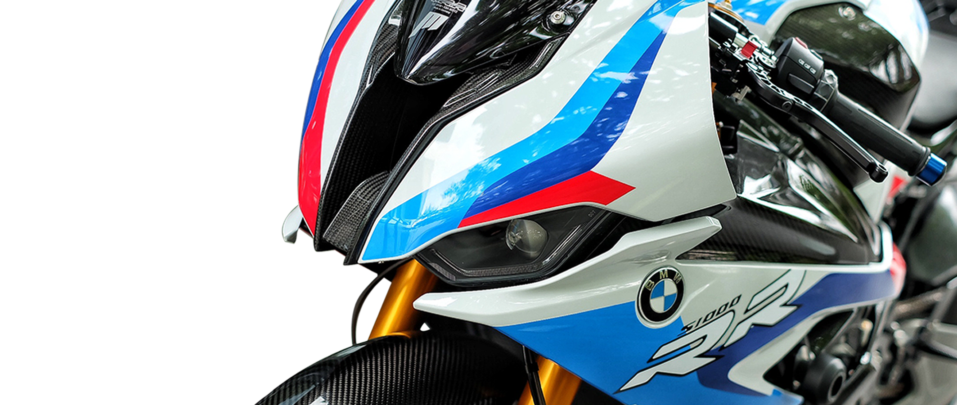 BMW S1000RR 2020 tricolor mra windscreen lightech อุดกระจกชิวหน้าของแต่งรถ superbike