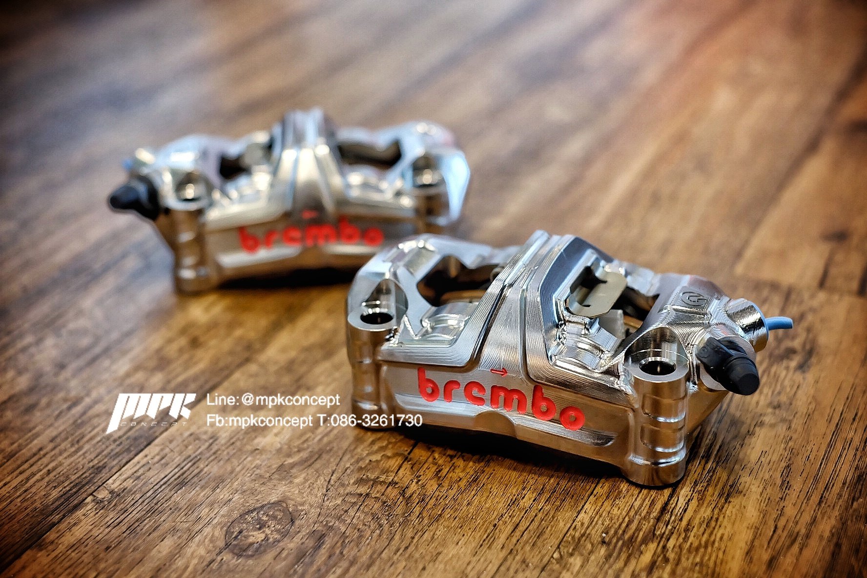 Gp4 Ms ฺBREMBO GP4MS NICKEL FRONT BRAKE CALIPER 100MM ปั๊มเบรมโบ้แท้