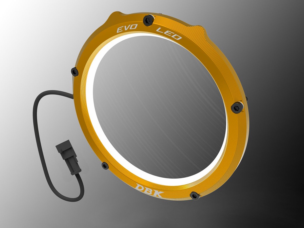 DUCABIKE EVO LED TRANSFORMATION KIT FOR CLEAR CLUTCH COVER DUCATI-ฝาครอบคลัชใสรุ่นใหม่มีไฟ