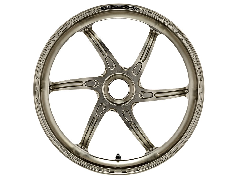 OZ MOTORBIKE WHEELS 6 SPOKES-TITANIUM ANODIZED FOR BIGBIKE