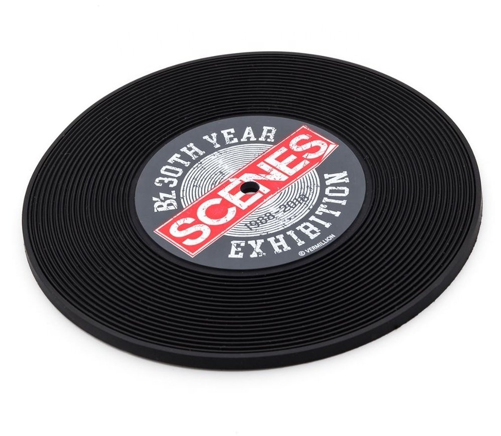 Vinyl Record Soft PVC Coaster
