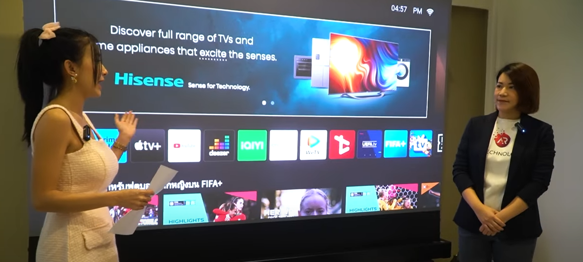 Hisense L9H (L9 Series) Laser TV เปิดประสบการณ์ใหม่กับทีวีจอยักษ์ขนาด 120 นิ้ว