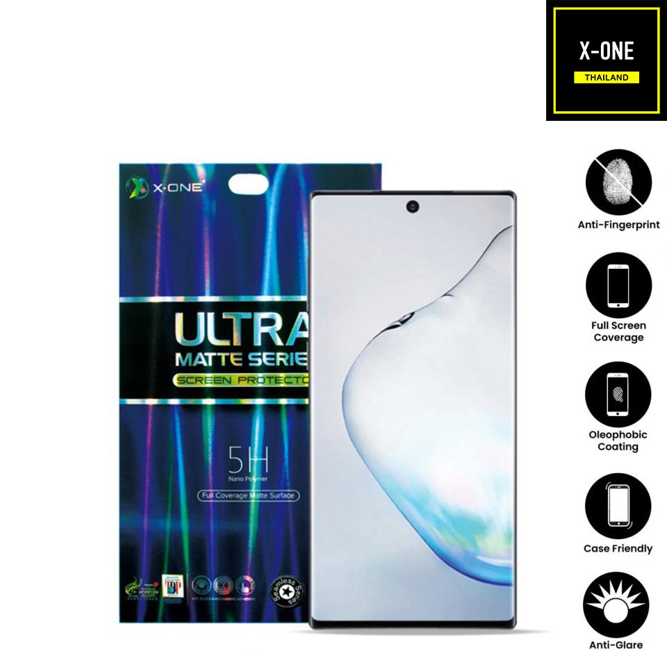 ฟิล์มกันรอยถึงขอบเครื่อง Samsung ทุกรุ่น Stralth Armor2 Ultra Matte