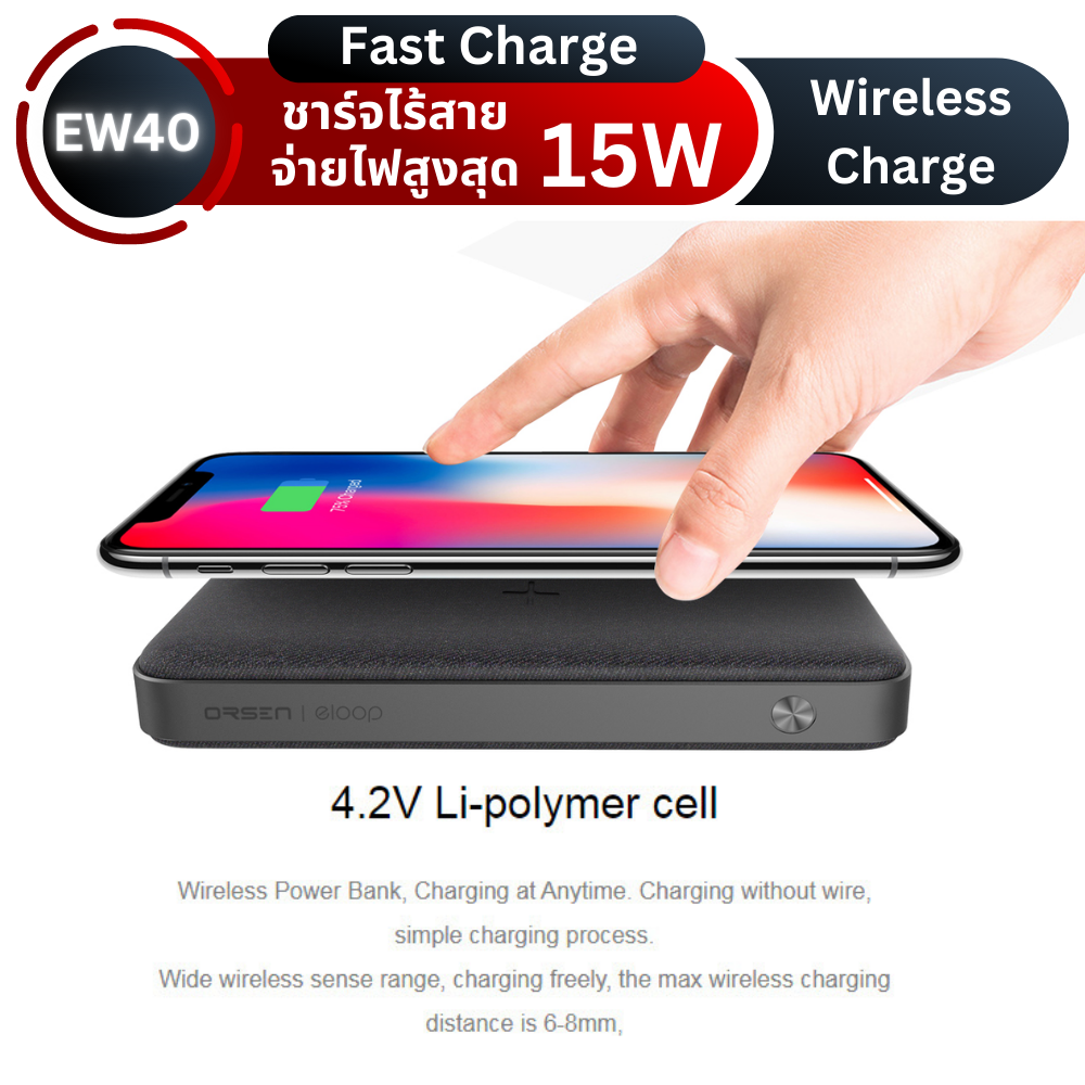 Eloop PowerBank EW40 แบตเตอรี่สำรอง ความจุ 20000mAh - eloopofficial
