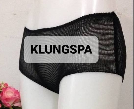 กางเกงในสปา ผ้าไนล่อน สีดำ Nylon Underwear  กางเกงในสปา ผ้าไนล่อน สีดำ Nylon Underwear