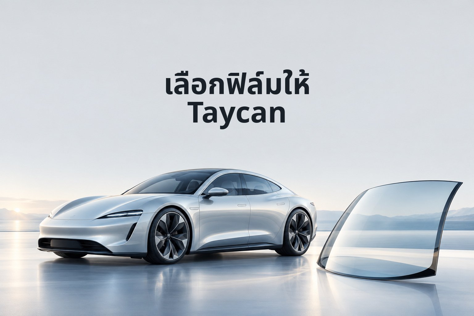 Porsche Taycan ติดฟิล์มอะไรดี? เช็กออปชันกระจกก่อนเลือก First Class