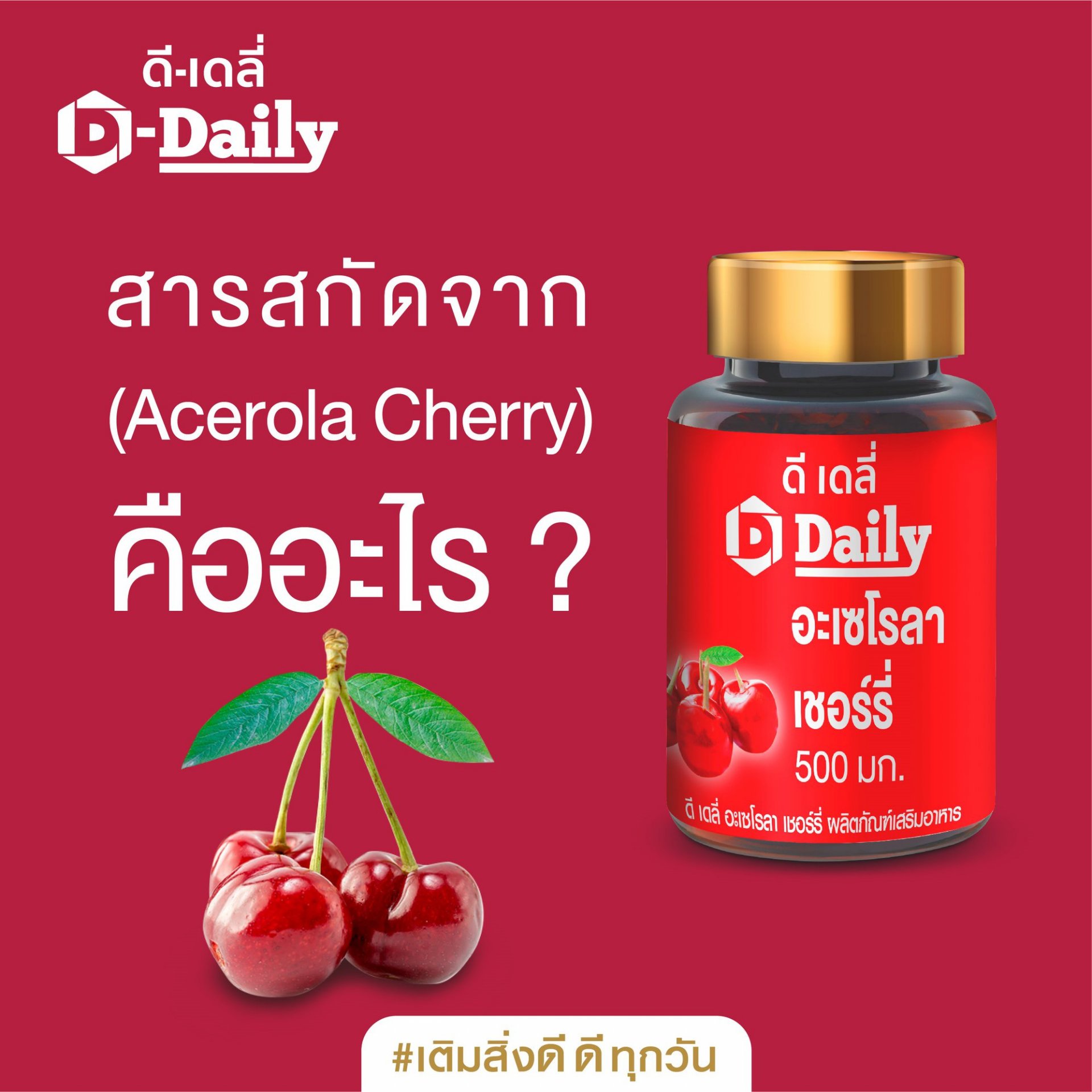 สารสกัดจาก อะเซโรล่า เชอรี่ คืออะไร ?? สารสกัดจาก อะเซโรล่า เชอรี่ คืออะไร ??