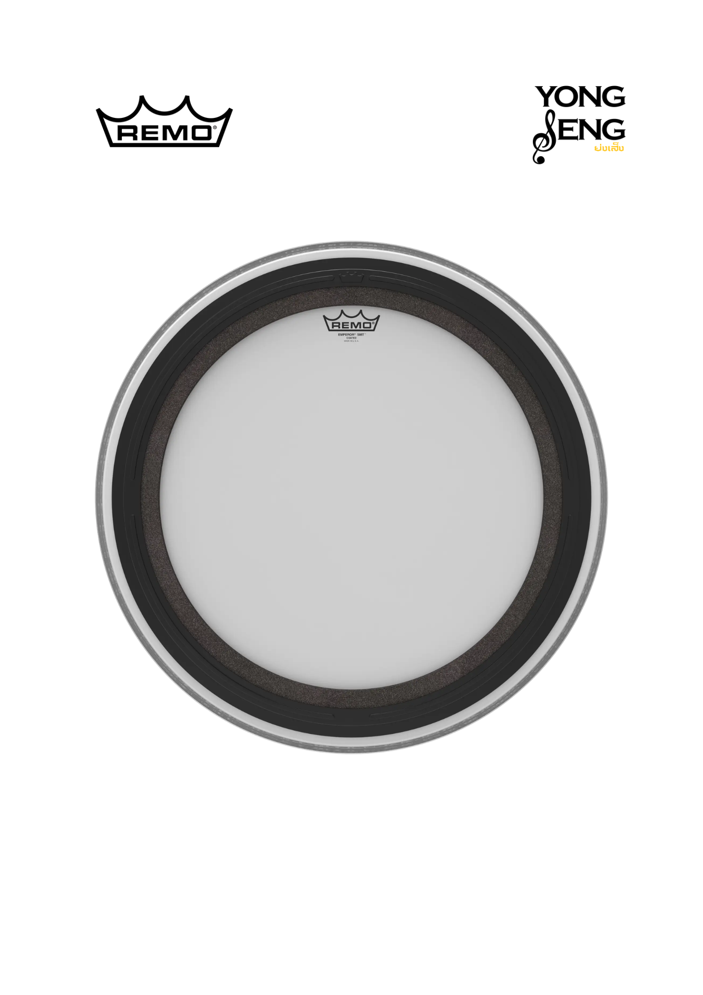 หนังกลอง Remo รุ่น Bass Emperor Coated