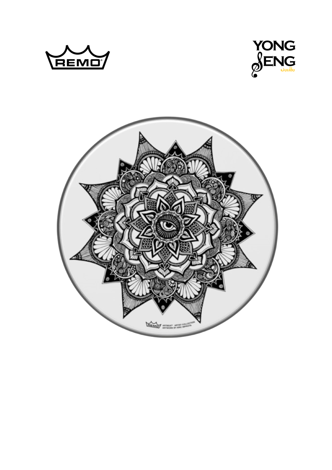 หนังกลอง Remo รุ่น Artbeat Artist Collection