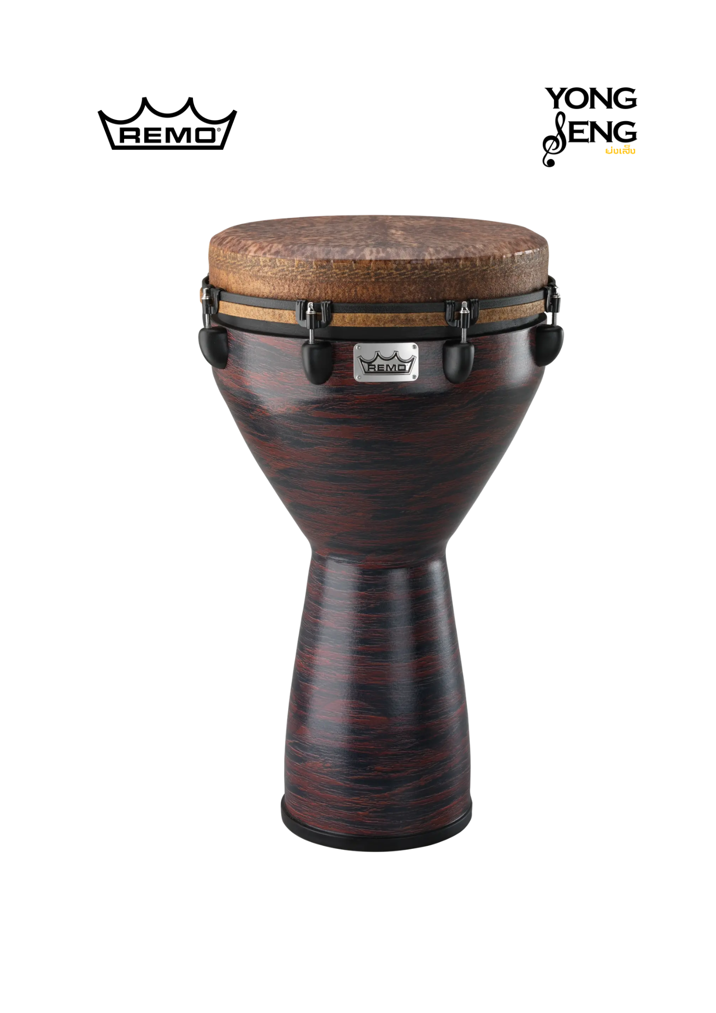 Djembe Remo - Choco Red