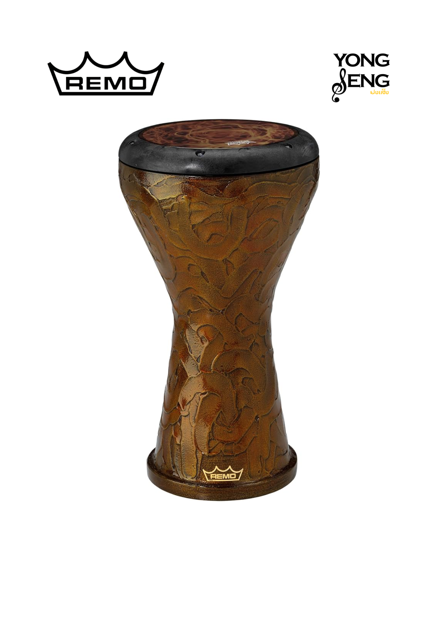 Internal Tuned Soloist Doumbek Remo