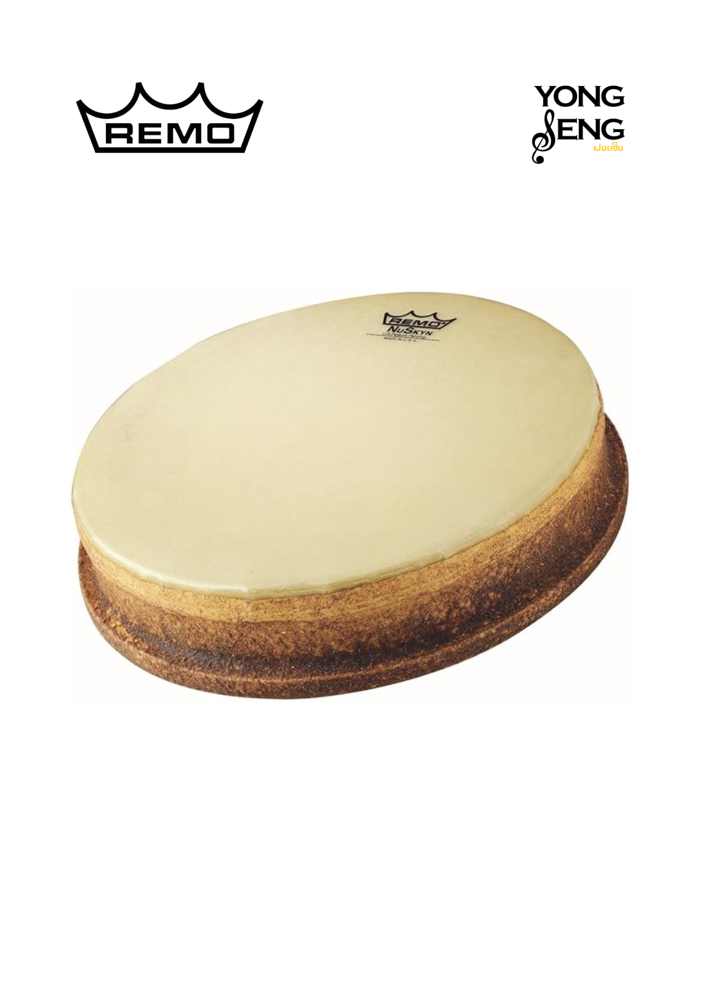 หนัง Djembe Remo รุ่น Mondo Nuskyn 16"