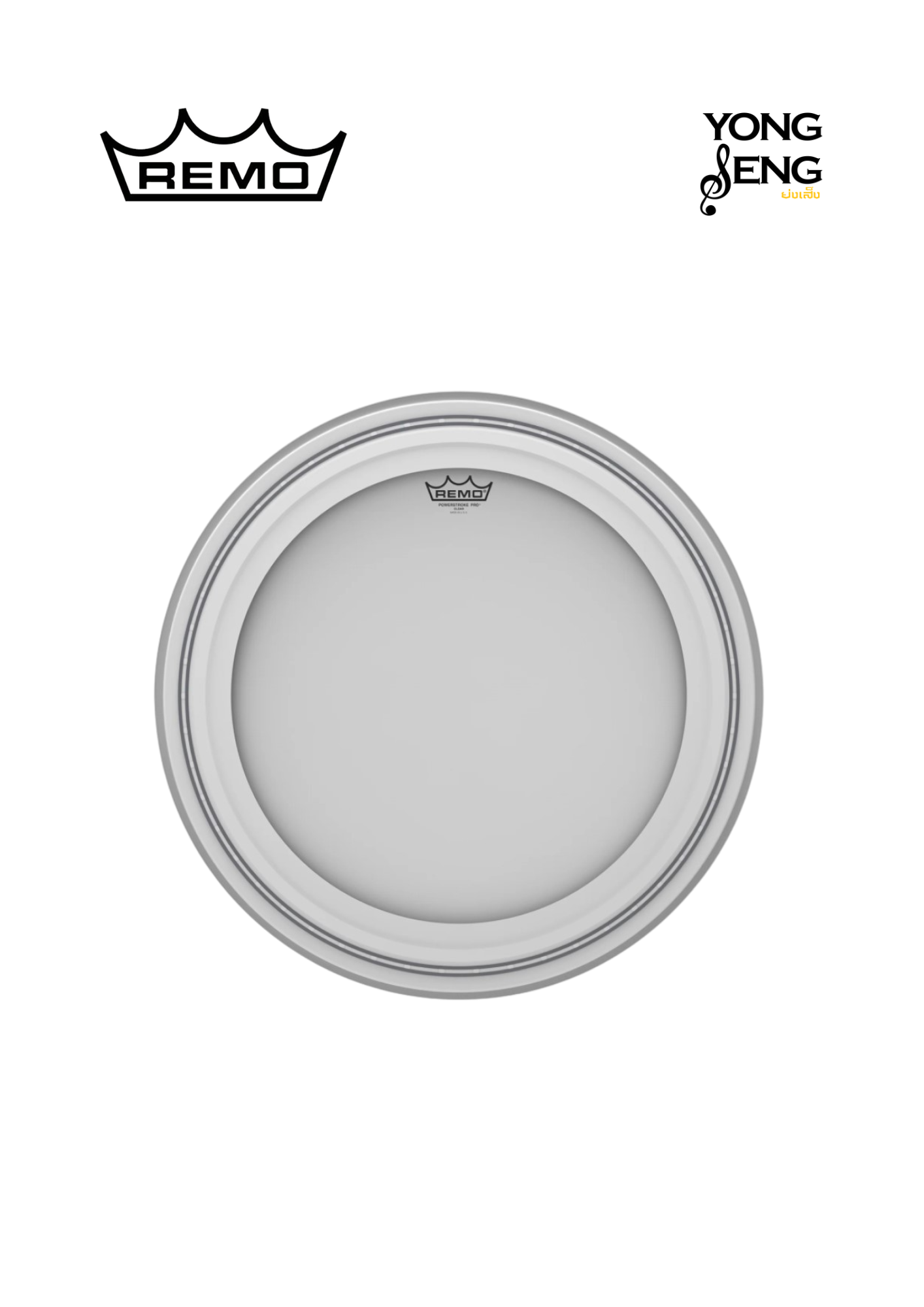 หนังกลอง Remo รุ่น Powerstroke Pro Coated