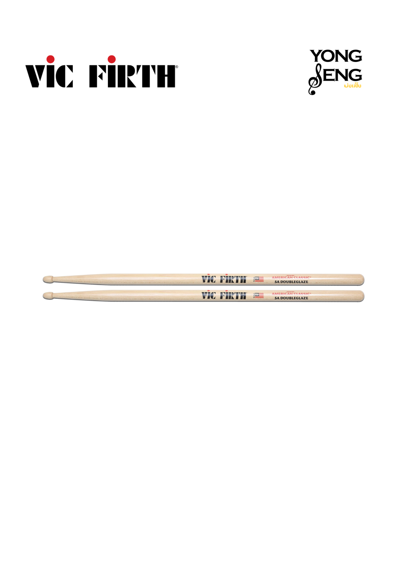 ไม้กลอง Vic Firth รุ่น American Classic Double Glaze