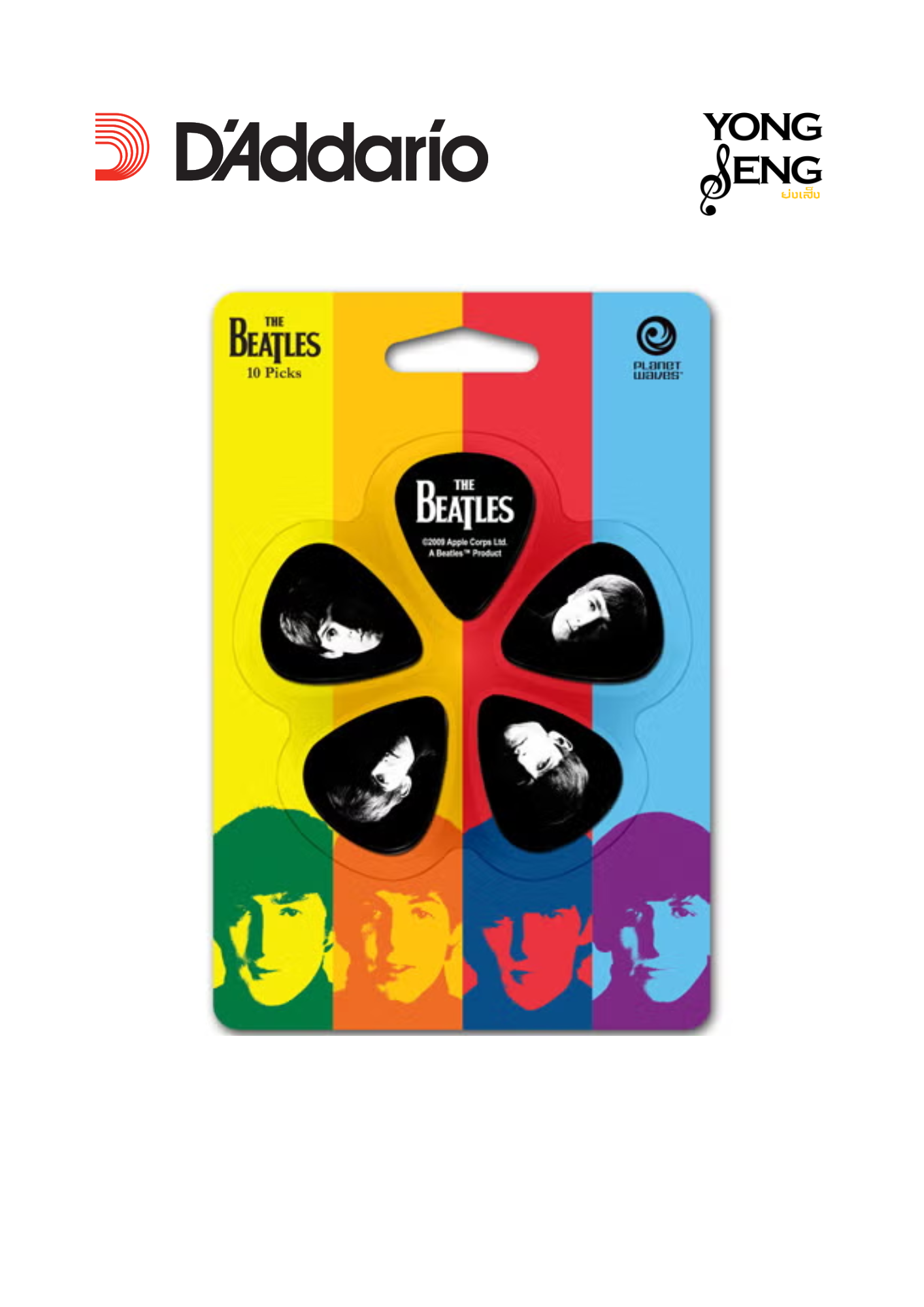 ปิ๊ค Planet Waves รุ่น The Beatles (Thin)