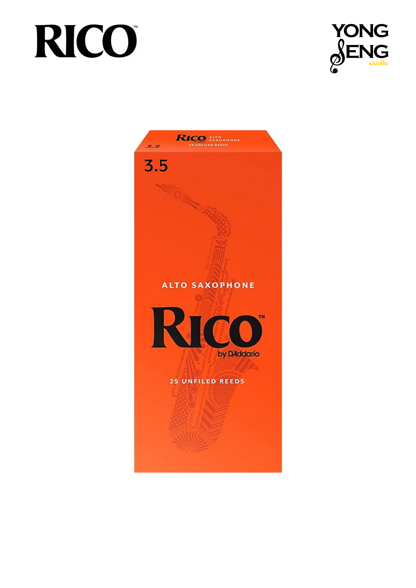 ลิ้นอัลโต แซกฯ Rico (กล่องส้ม)