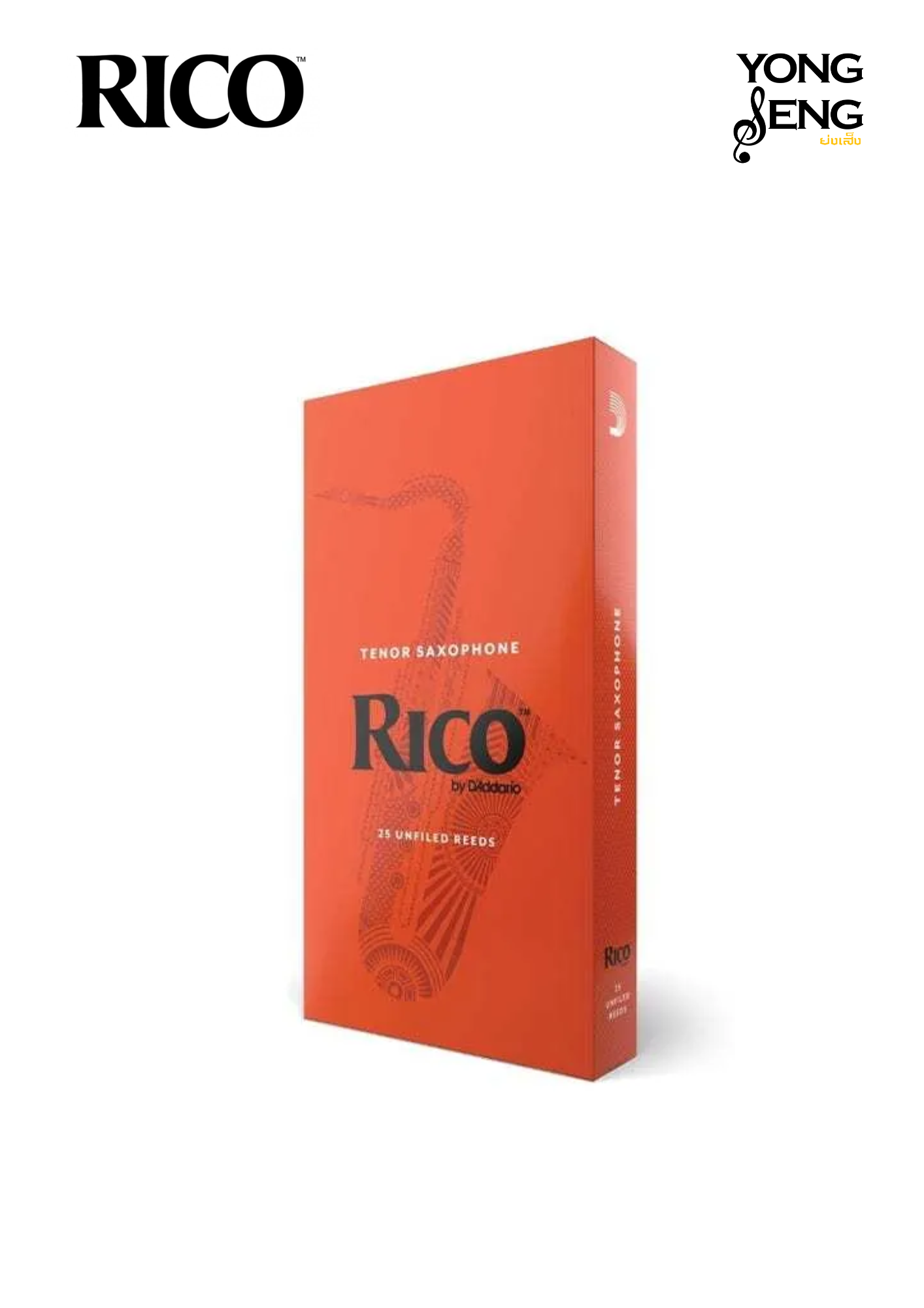 ลิ้นเทเนอร์ แซกฯ Rico (กล่องส้ม)