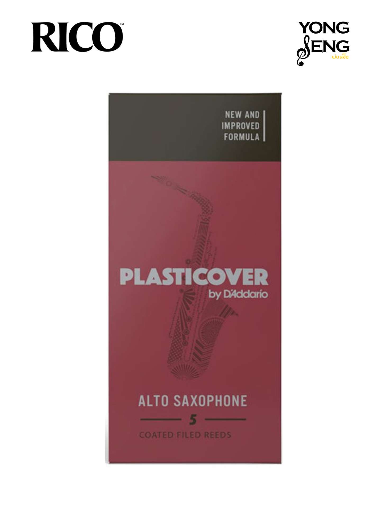 ลิ้นดำ อัลโต แซกฯ Rico รุ่น Plasticover