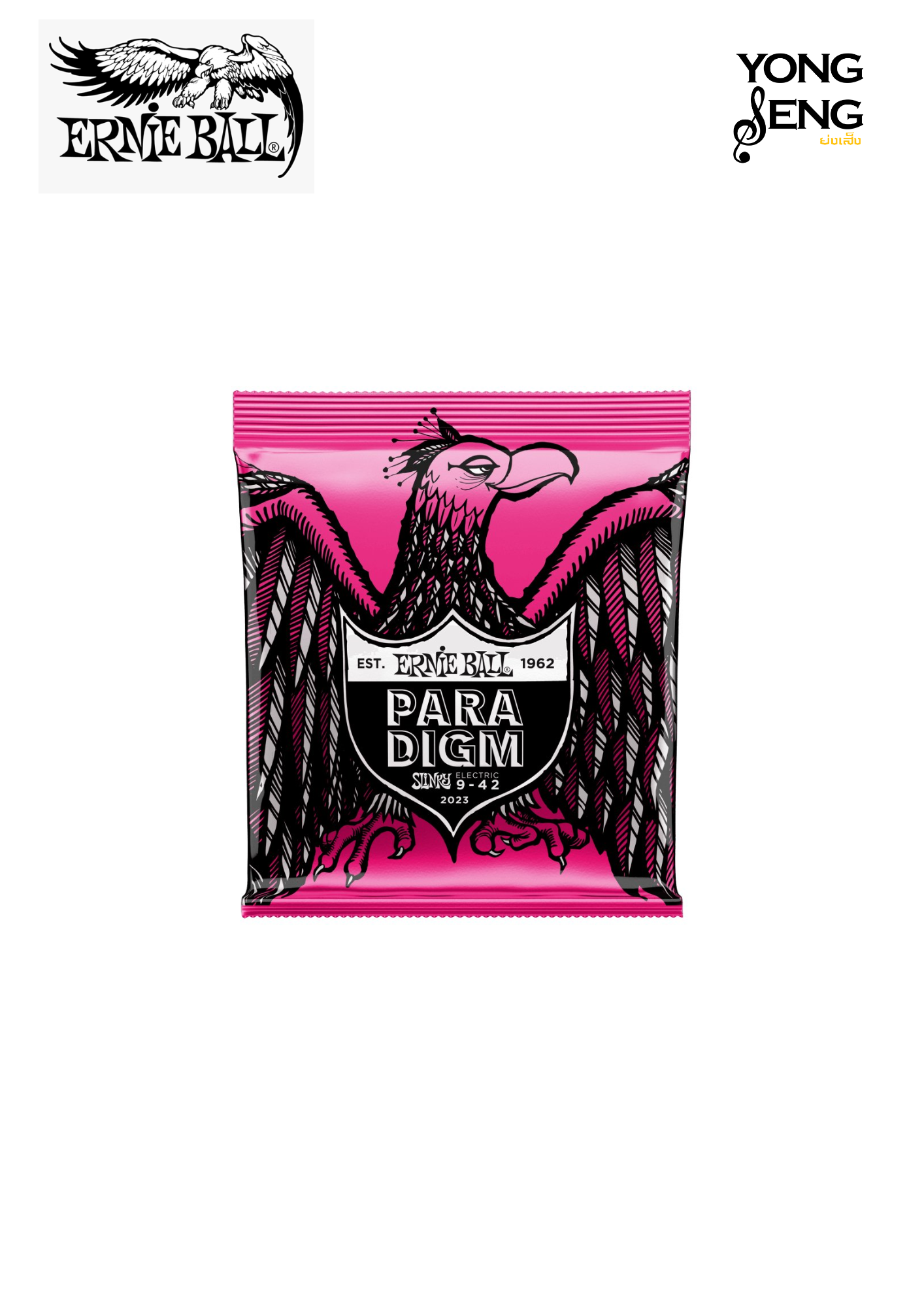 สายกีตาร์ไฟฟ้า Ernie Ball รุ่น Paradigm 09/42