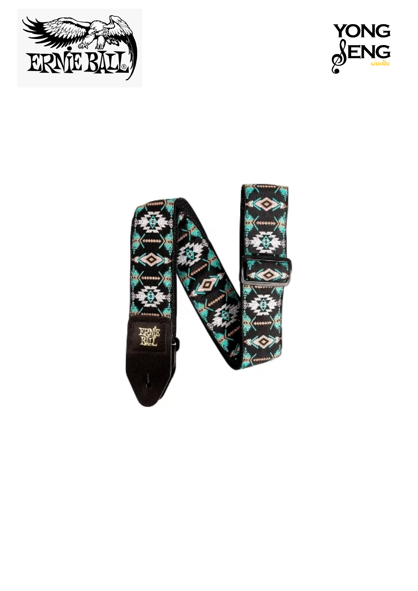 สายสะพาย Ernie Ball (Southwestern Turquoise Strap)