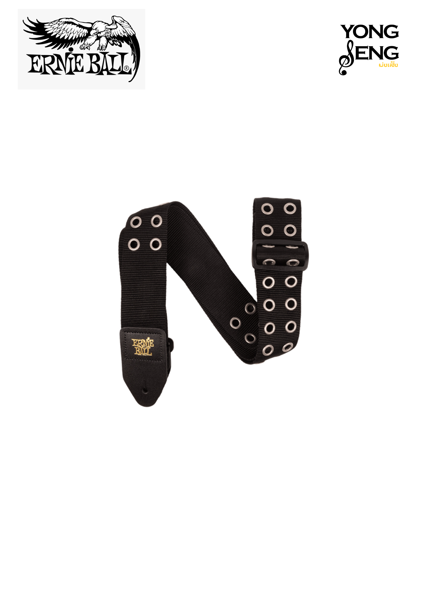 สายสะพาย Ernie Ball (Hole Lotta Metal Gold)